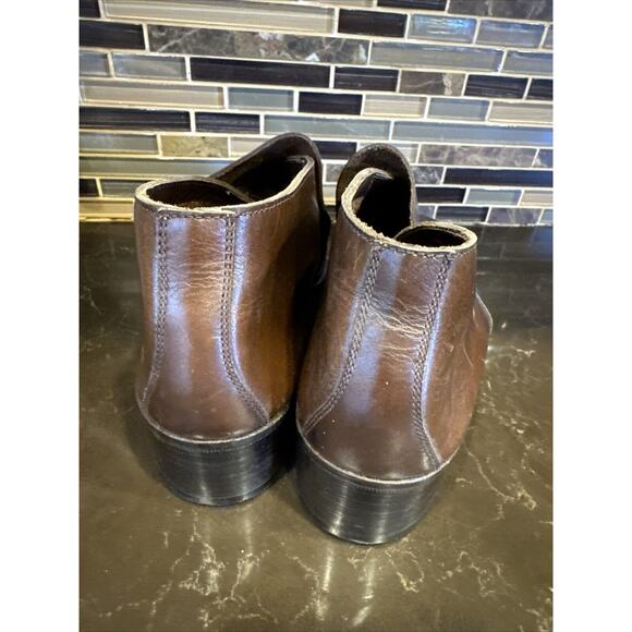 Bally Inter RALLY TWO Shoes Brown Leather Switzerland Mens Size 5.5E‎ 536199 - Picture 5 of 8